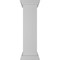 Ekena Millwork 10"W x 40"H Plain Newel Post with Peaked Capital & Base Trim (Installation kit included) NWL10X40PLP0B0 - alternate 4